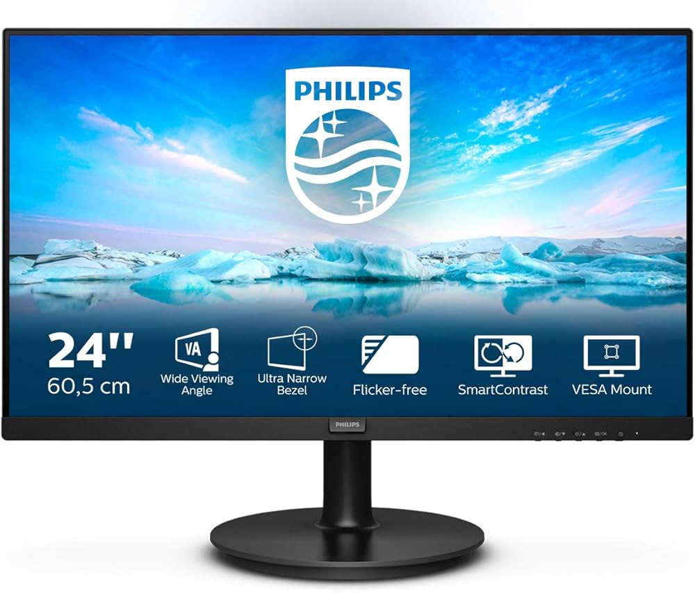 Philips V Line 241V8LA00 LED display 60.5 cm (23.8) 1920 x 1080